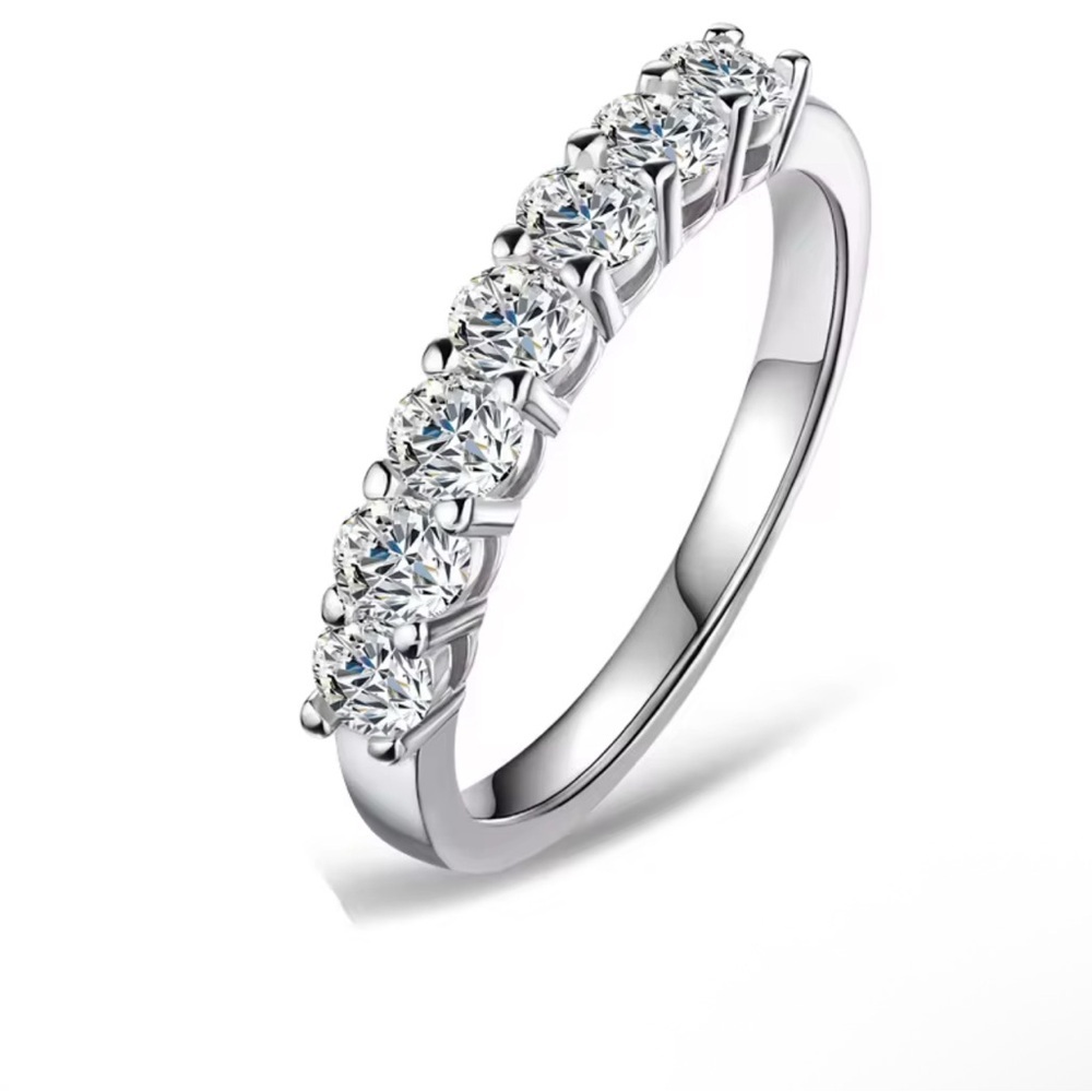 4.9ct.tw Moissanite Diamond .7ctw NIB VVS1 Color D .925 Silver w/GRA cert - Picture 2 of 11
